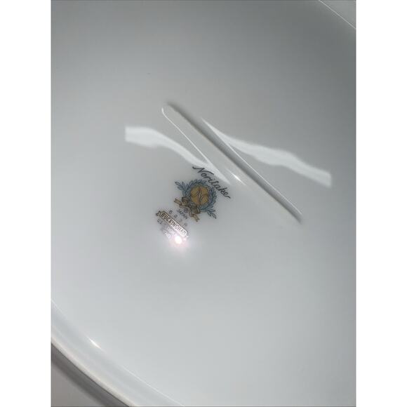 VTG Noritake 6438 Buckingham Large Oval Serving Platter Bone China 13.5”X 10.25” - Picture 5 of 7